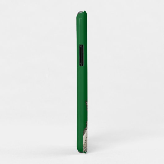 Struisvogel met kerstmuts Kerstmis dierentuin dier Case-Mate iPhone Case (Achterkant/rechts)