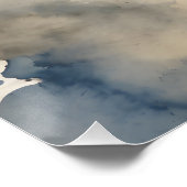 Struisvogel nr. 1 Glanzend Poster (Hoek)