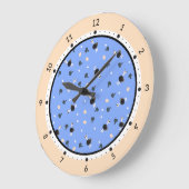 Struisvogel patroon klok (Hoek)