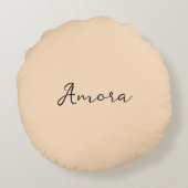 Struisvogel patroon rond kussen (Achterkant)