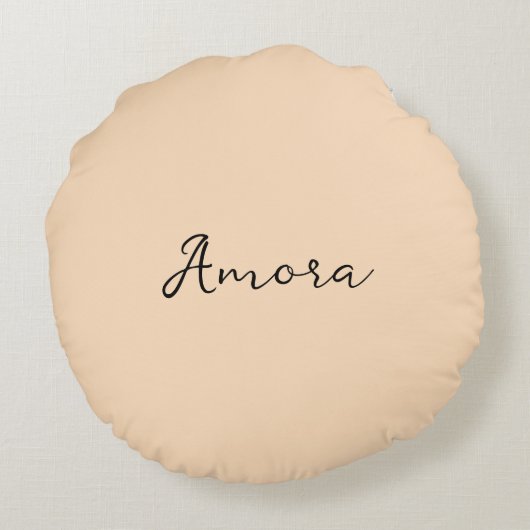 Struisvogel patroon rond kussen (Achterkant)