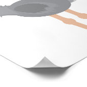 Struisvogel Poster (Hoek)
