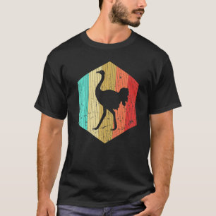 struisvogel Retro struisvogel Silhouet Dier 7 T-shirt
