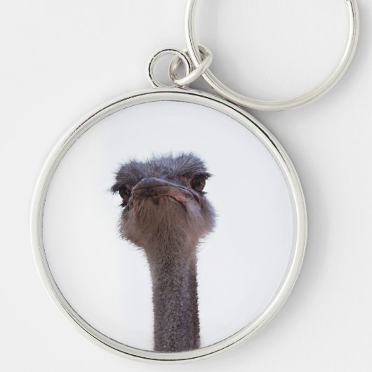 struisvogel sleutelhanger (Voorkant)