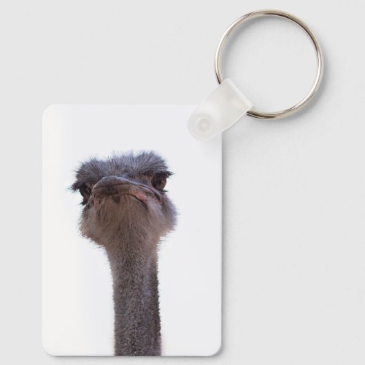 struisvogel sleutelhanger (Achterkant)