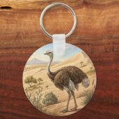 struisvogel sleutelhanger (Voorkant)