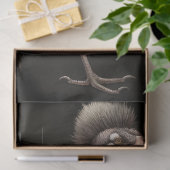 Struisvogel Steampunk 1 Decoupage papier (Geschenk)