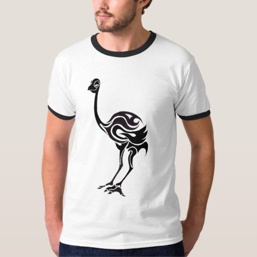 struisvogel t-shirt (Voorkant)