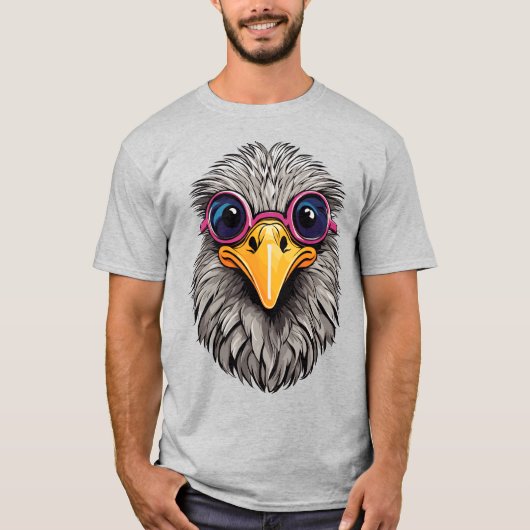 Struisvogel T-shirt (Voorkant)