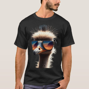 Struisvogel Vogel Emu Ratite Ik Hou Van Struisvoge T-shirt