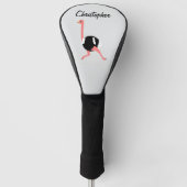 Struisvogeldesign Golfheadcover (Voorkant)