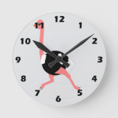 Struisvogeldesign Ronde Klok (Voorkant)
