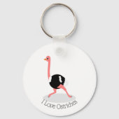 Struisvogeldesign Sleutelhanger (Voorkant)