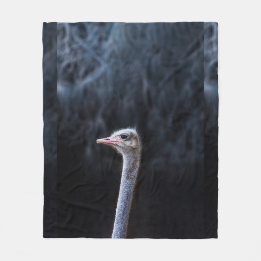 Struisvogelfotografie Fleece Deken (Voorkant)