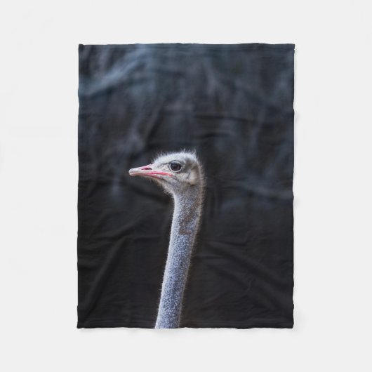 Struisvogelfotografie Fleece Deken (Voorkant)