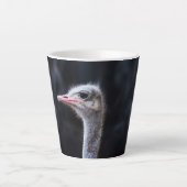 Struisvogelfotografie Latte Mok (Voorkant)