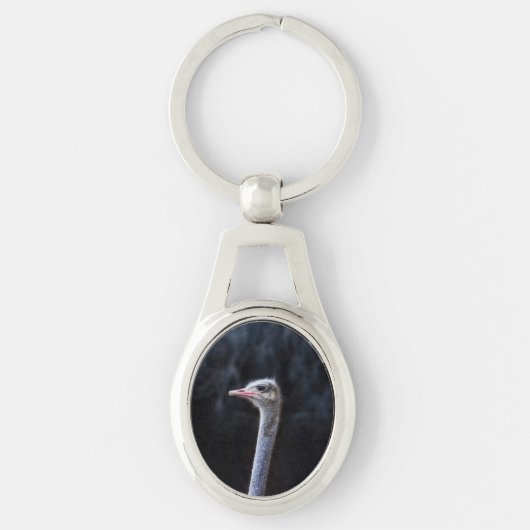 Struisvogelfotografie Sleutelhanger (Voorkant)
