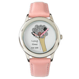 Struisvogelhorloge voor kinderen "lang niet gezien horloge