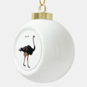 Struisvogelornament Keramische Bal Ornament (Rechts)