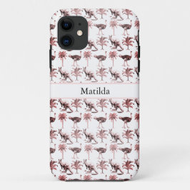 Struisvogels en kangoeroes, aanpasbaar Case-Mate iPhone case