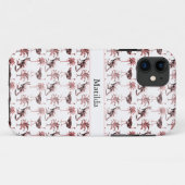 Struisvogels en kangoeroes, aanpasbaar Case-Mate iPhone case (Achterkant (horizontaal))