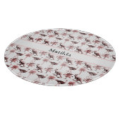 Struisvogels en kangoeroes, aanpasbaar snijplank (Hoek)