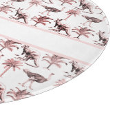 Struisvogels en kangoeroes, aanpasbaar snijplank (Hoek)