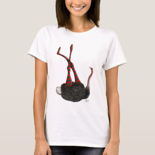 struisvogels met gestripte Leggings T-shirt