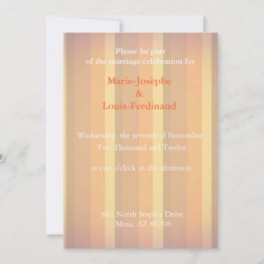  struisvogelstel - bleek oranje kaart (Achterkant)