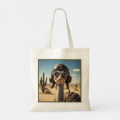 "STRUISVOGELVLIEGER" TOTE BAG (Achterkant)