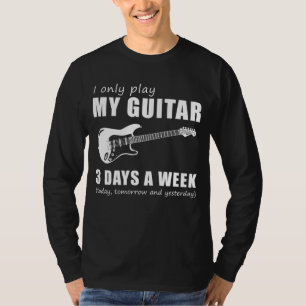 Strum and Smile - Ik speel mijn gitaar slechts 3 d T-shirt