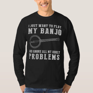 Strum Away Adult: Embrace the Banjo Escape! T-shirt