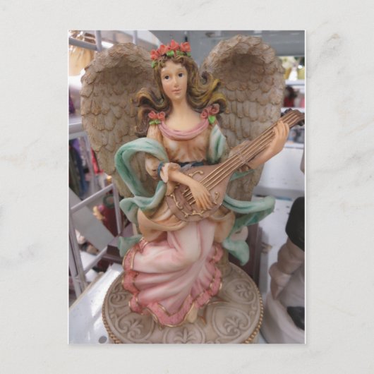 Strumming Angel Briefkaart (Voorkant)