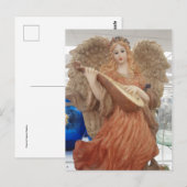 Strumming Angel Briefkaart (Voorkant / Achterkant)