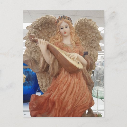 Strumming Angel Briefkaart (Voorkant)