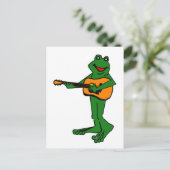 Strumming Fred Briefkaart (Staand voorkant)