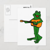 Strumming Fred Briefkaart (Voorkant / Achterkant)