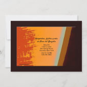 Strumming Guitar Invitation Kaart (Achterkant)