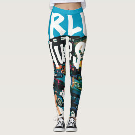 Strut de Harlem Blues Leggings