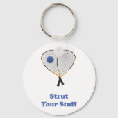 Strut Stuff Racquetball Sleutelhanger (Voorkant)