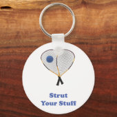 Strut Stuff Racquetball Sleutelhanger (Voorkant)