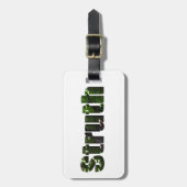 Struth ! Aussie Slang Word, Bagagelabel (Voorkant verticaal)