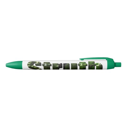 Struth ! Aussie Slang Word, Blauwe Inkt Pen (Bovenkant)