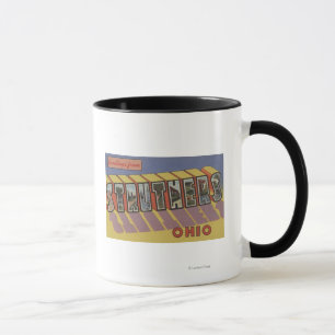 Struthers, Ohio - Grote lettertjes Mok