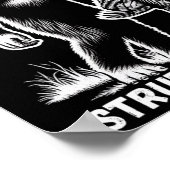 Strutsquatch Bigfoot Sasquatch Grappige Jeugd Turk Poster (Hoek)