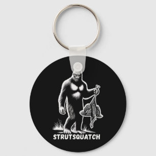 Strutsquatch Bigfoot Sasquatch Grappige Jeugd Turk Sleutelhanger