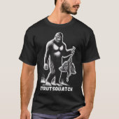Strutsquatch Bigfoot Sasquatch Grappige Jeugd Turk T-shirt (Voorkant)