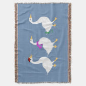 Struttin' Throw Blanket Deken (Voorkant Verticaal)