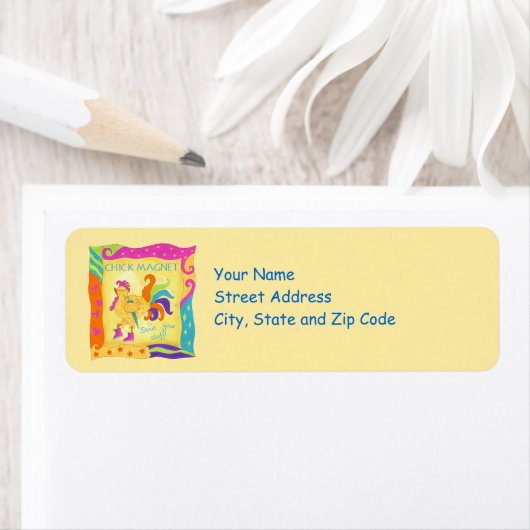 Struw uw het etiket van het het Magnetadres van de (Insitu)