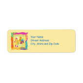 Struw uw het etiket van het het Magnetadres van de (Voorkant)